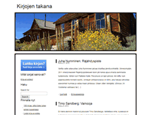 Tablet Screenshot of kirjojentakana.fi